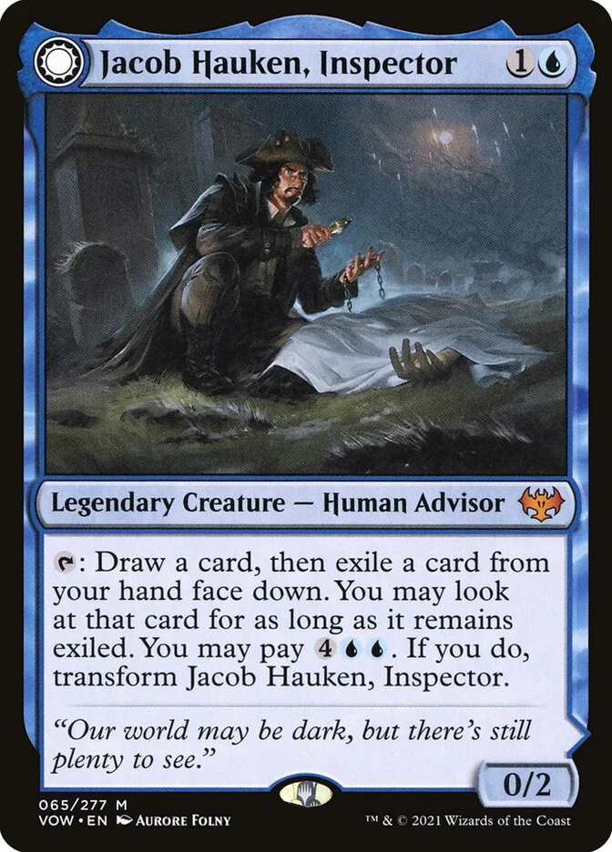 Jacob Hauken, Inspector // Hauken's Insight 「VOW/65」「EN」