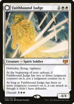 Faithbound Judge // Sinner's Judgment #12 · Magic: The Gathering