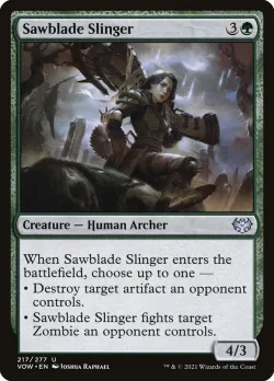 Sawblade Slinger #217 · Magic: The Gathering