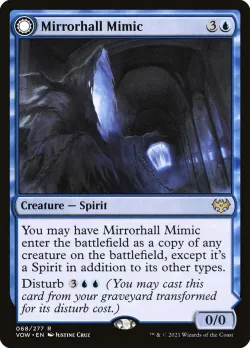 Mirrorhall Mimic // Ghastly Mimicry #68 · Magic: The Gathering