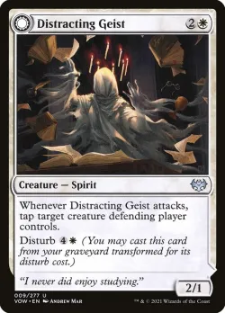 Distracting Geist // Clever Distraction #9 · Magic: The Gathering
