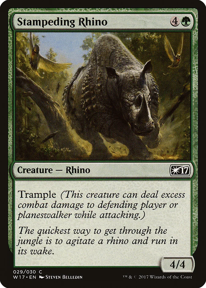 Stampeding Rhino 「W17/29」「EN」
