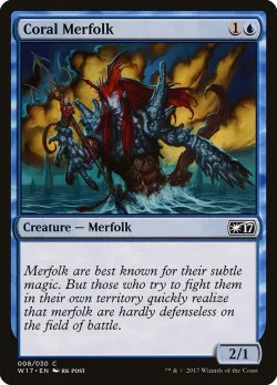 Coral Merfolk 「W17/8」「EN」