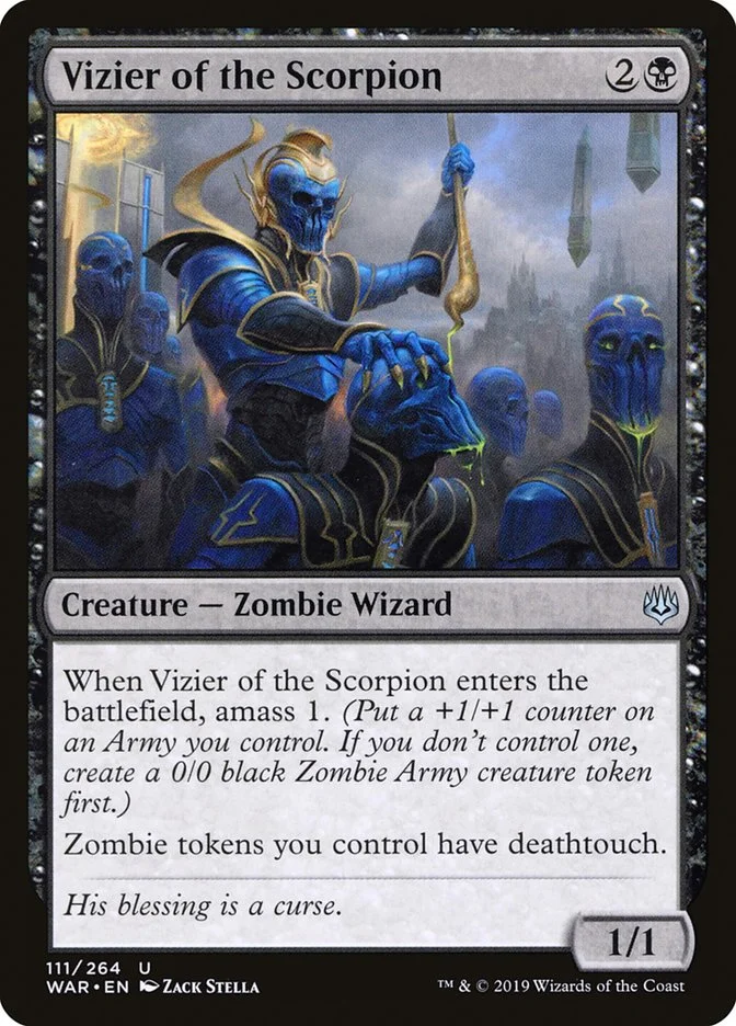Vizier of the Scorpion 「WAR/111」「EN」