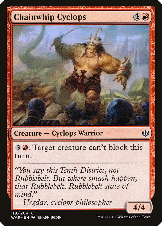 Chainwhip Cyclops 「WAR/118」「EN」