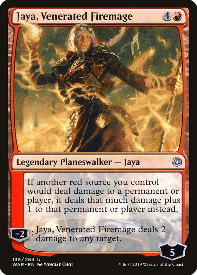 Jaya, Venerated Firemage 「WAR/135」「EN」