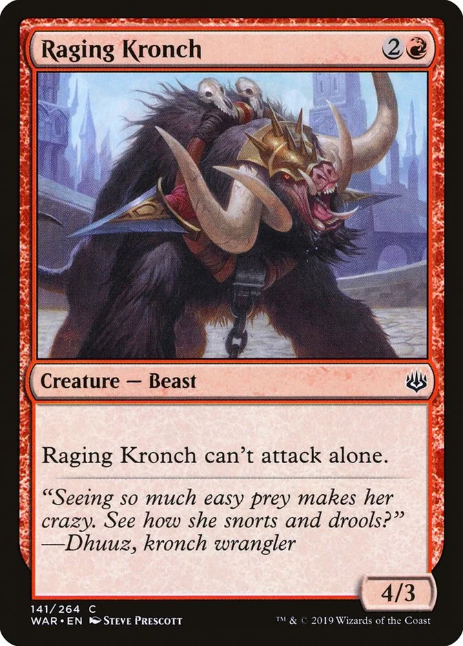 Raging Kronch 「WAR/141」「EN」