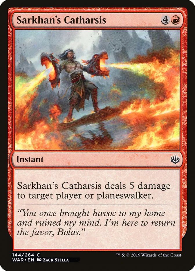 Sarkhan's Catharsis 「WAR/144」「EN」