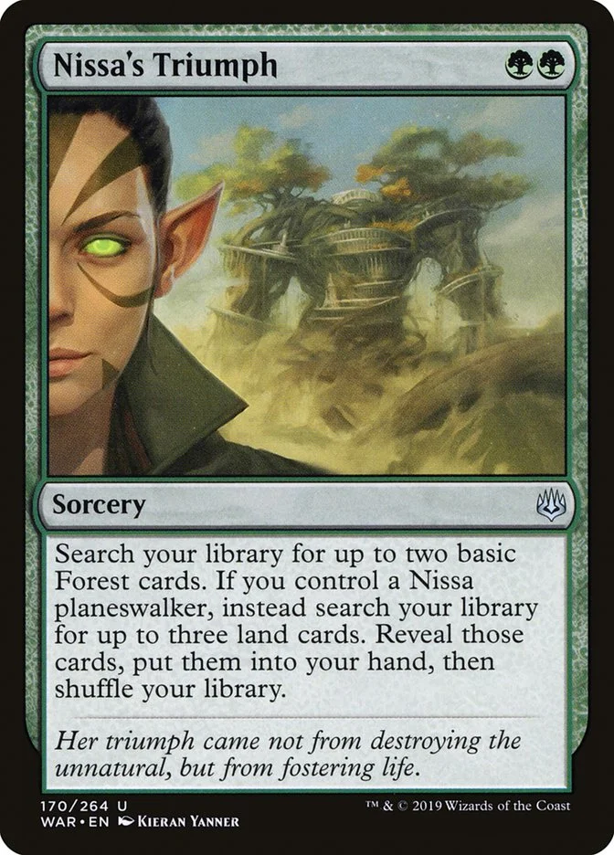 Nissa's Triumph 「WAR/170」「EN」