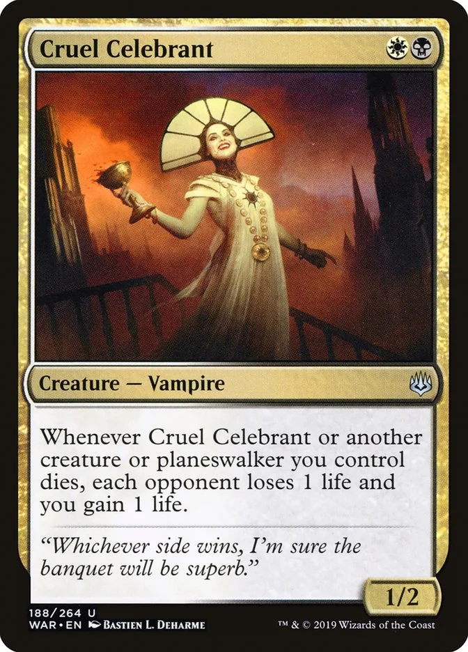 Cruel Celebrant 「WAR/188」「EN」