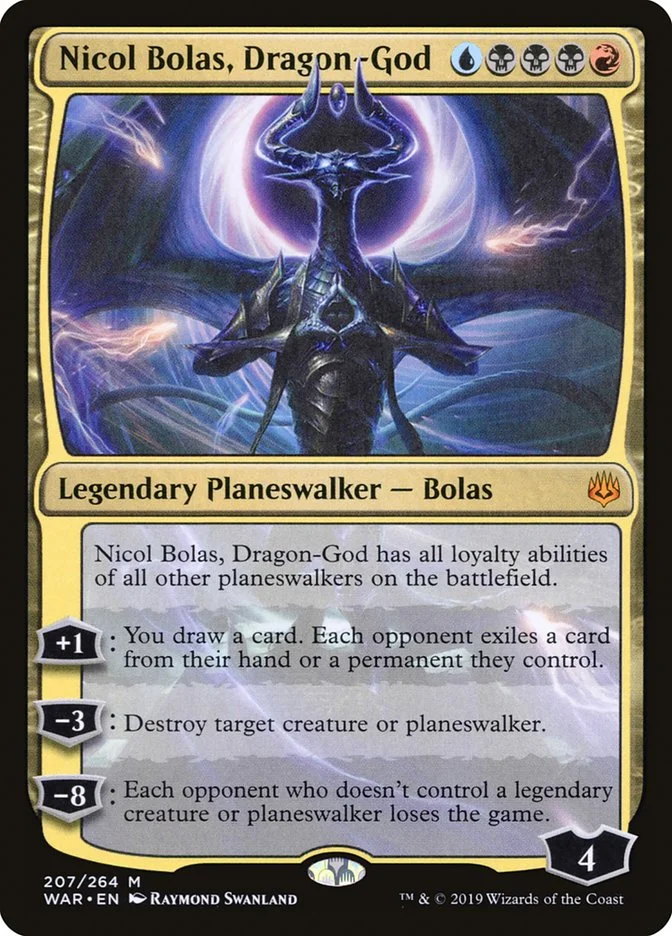 Nicol Bolas, Dragon-God 「WAR/207」「EN」