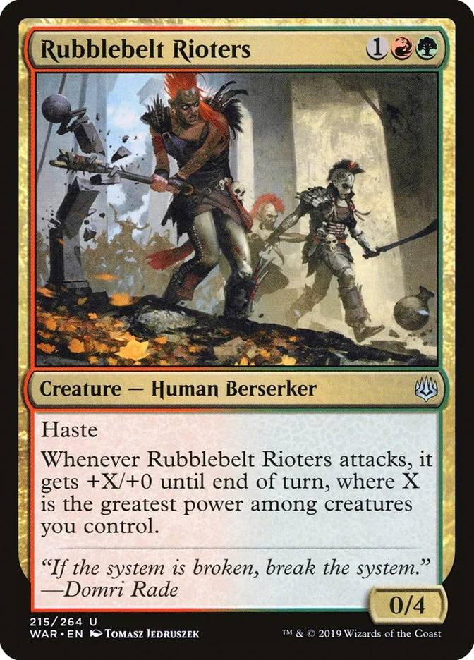 Rubblebelt Rioters 「WAR/215」「EN」