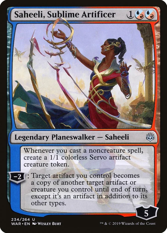 Saheeli, Sublime Artificer 「WAR/234」「EN」