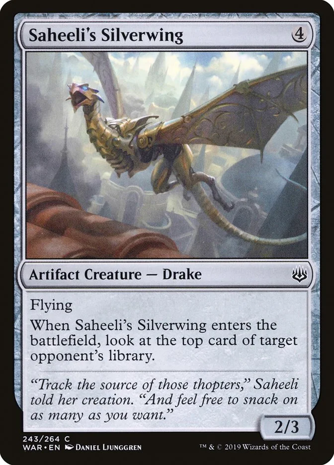Saheeli's Silverwing 「WAR/243」「EN」
