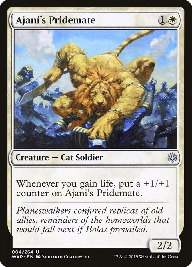 Ajani's Pridemate 「WAR/4」「EN」