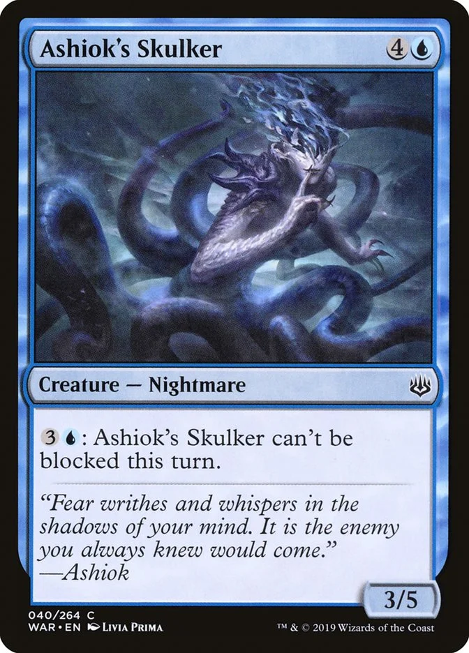 Ashiok's Skulker 「WAR/40」「EN」