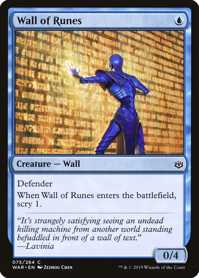 Wall of Runes 「WAR/75」「EN」