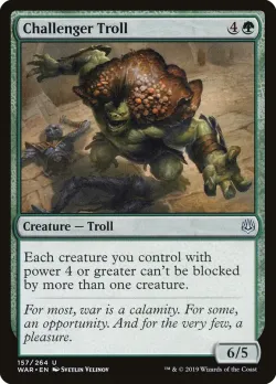 Challenger Troll #157 · Magic: The Gathering