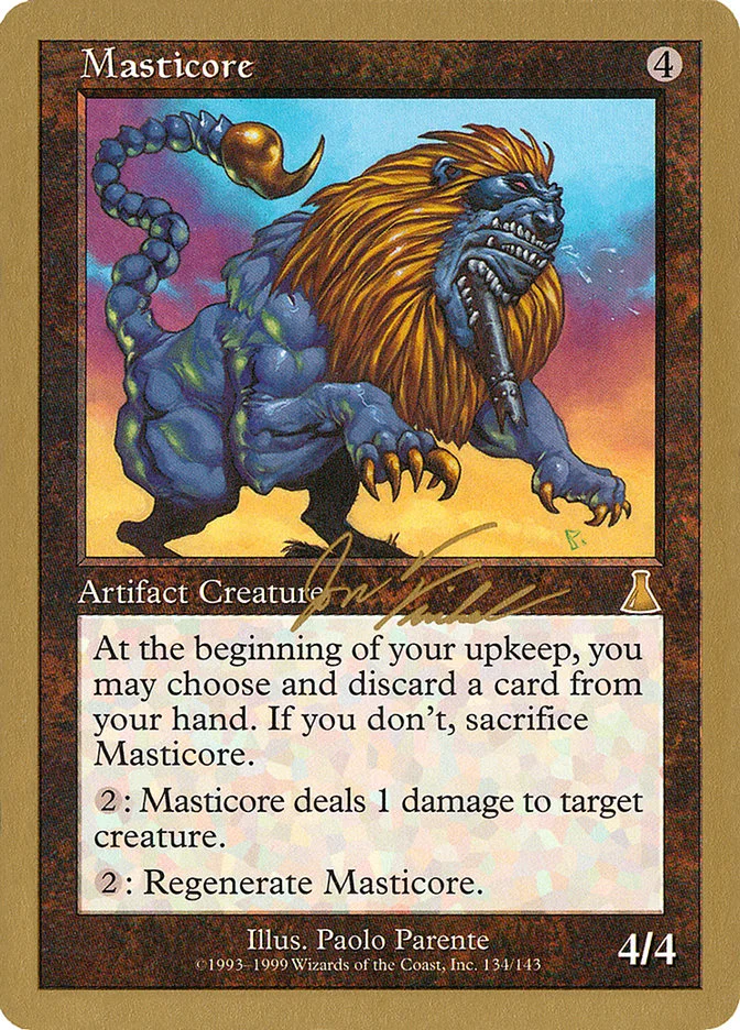 Masticore 「WC00/jf134」「EN」
