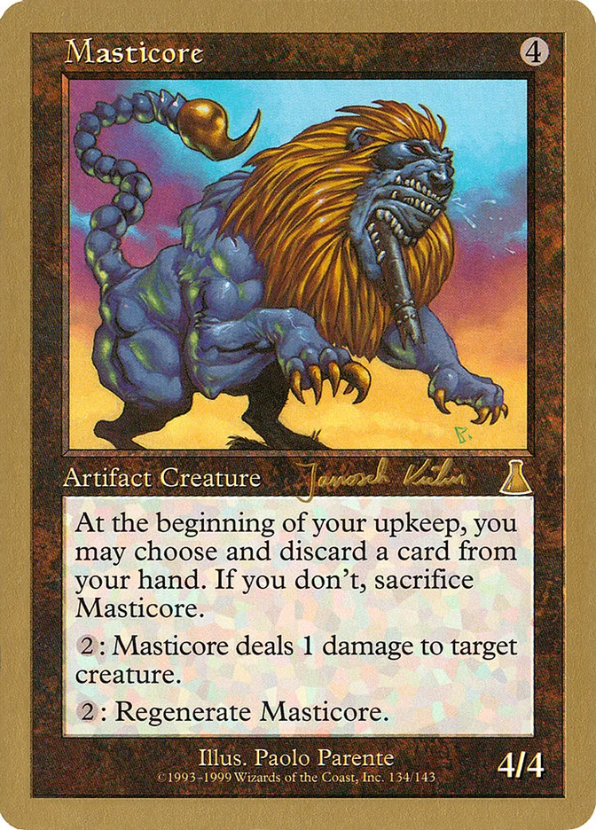 Masticore 「WC00/jk134」「EN」