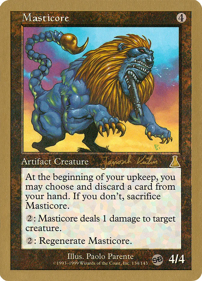 Masticore 「WC00/jk134sb」「EN」