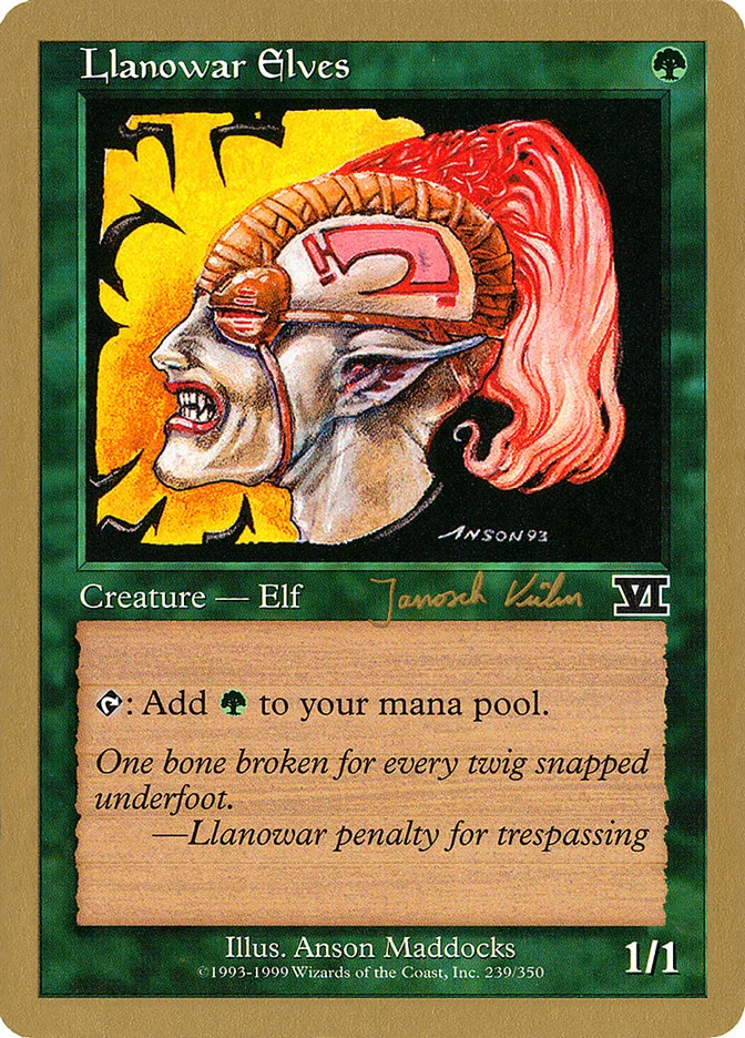 Llanowar Elves 「WC00/jk239」「EN」