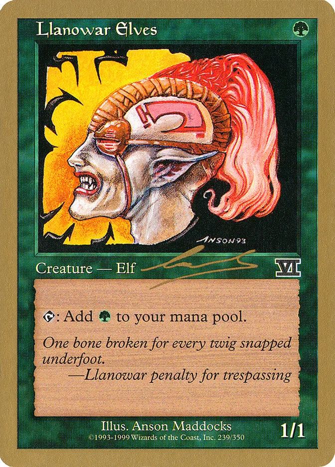 Llanowar Elves 「WC00/nl239」「EN」