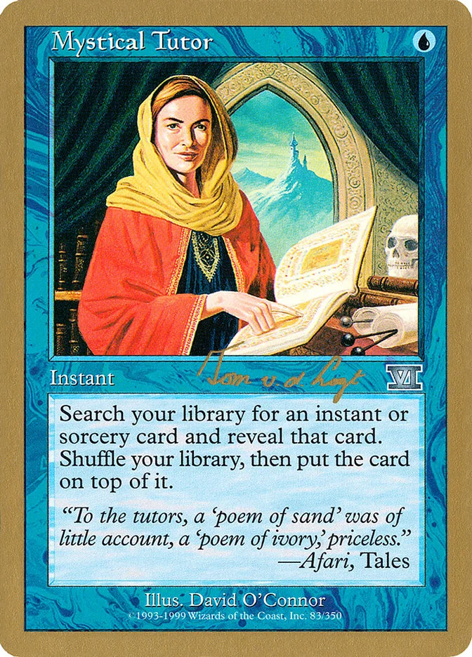 Mystical Tutor 「WC00/tvdl83」「EN」