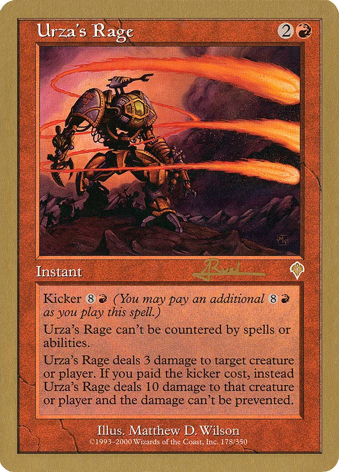 Urza's Rage 「WC01/ar178」「EN」
