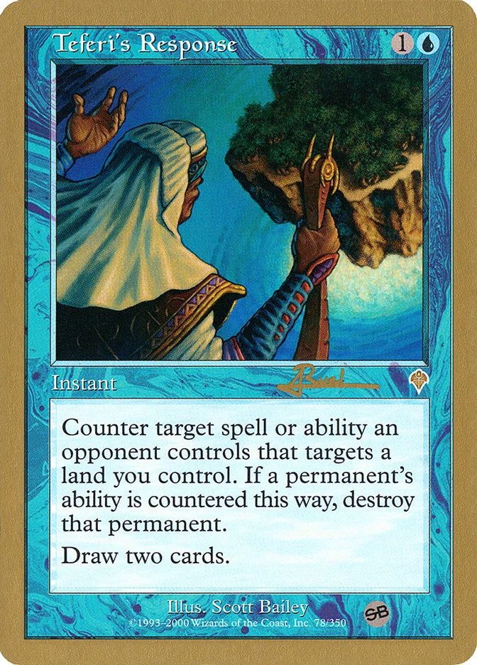 Teferi's Response 「WC01/ar78sb」「EN」