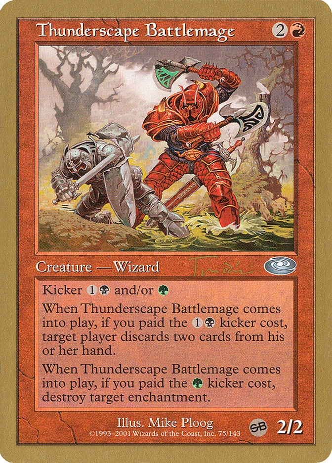 Thunderscape Battlemage 「WC01/jt75sb」「EN」