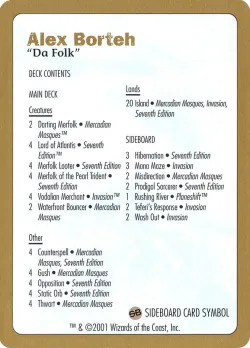 Alex Borteh Decklist #ab0b · Magic: The Gathering