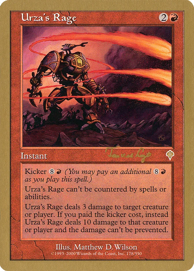 Urza's Rage 「WC01/tvdl178」「EN」