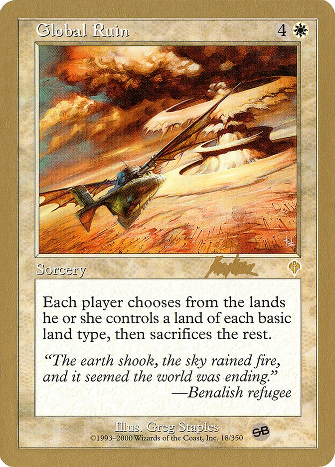Global Ruin 「WC02/bk18sb」「EN」