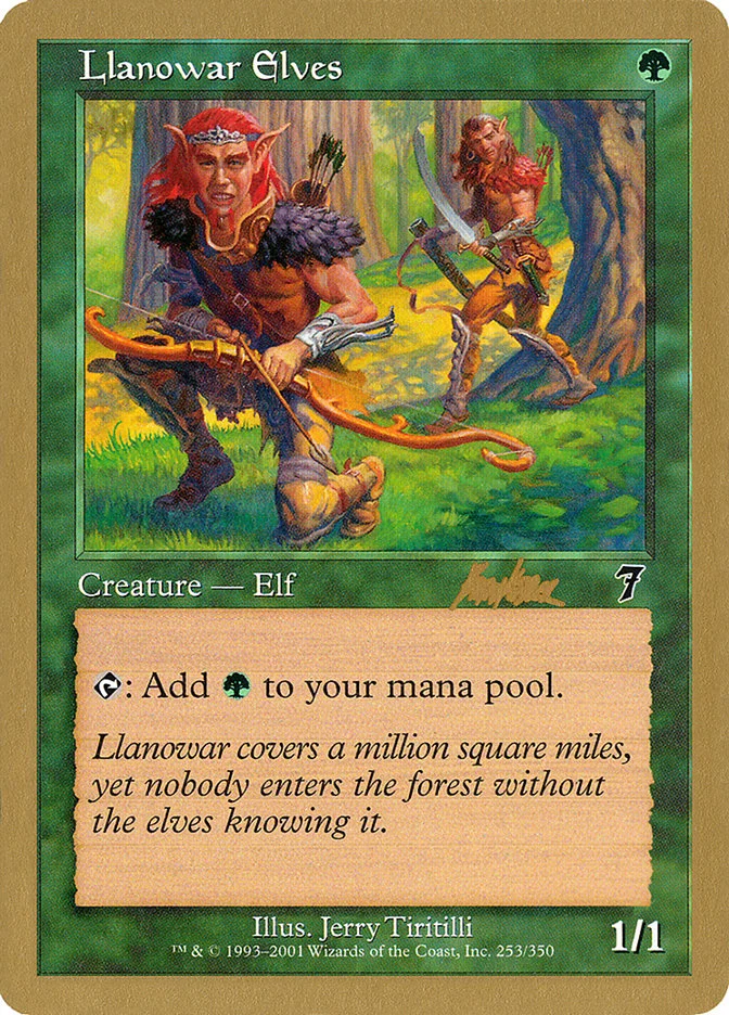 Llanowar Elves 「WC02/bk253」「EN」