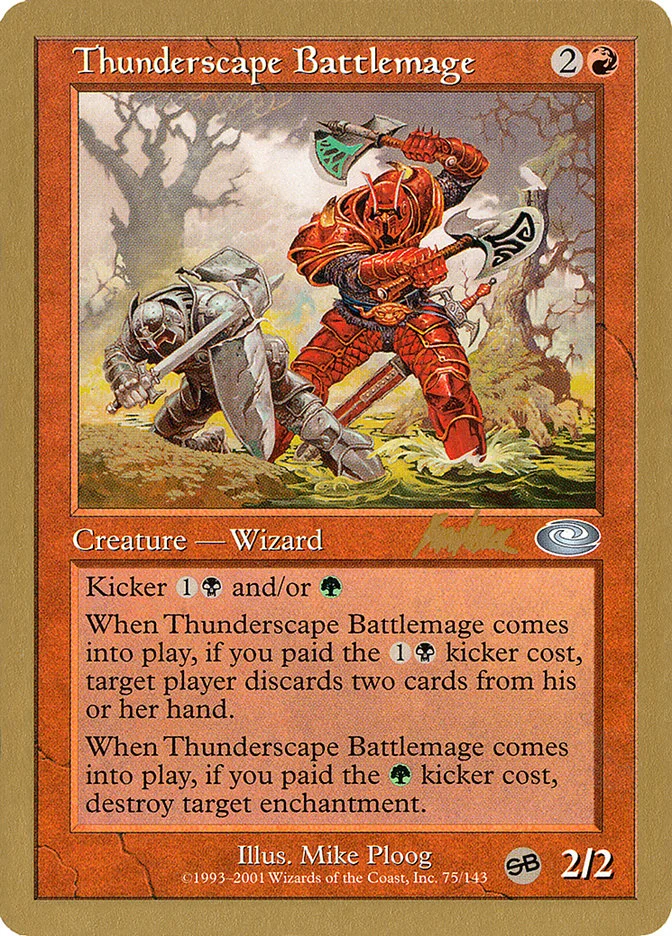Thunderscape Battlemage 「WC02/bk75sb」「EN」