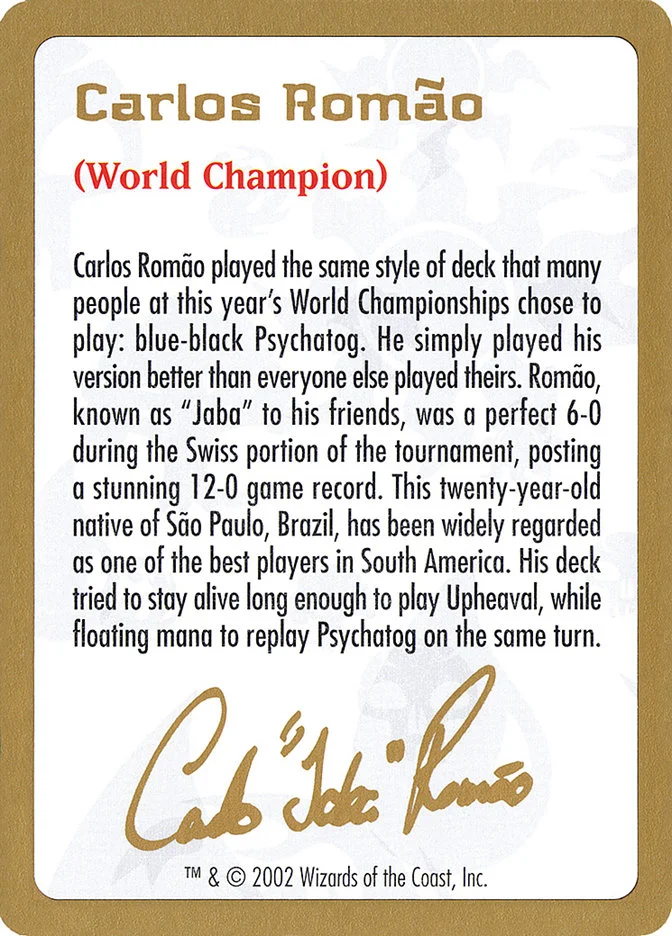 Carlos Romão Bio 「WC02/cr0a」「EN」