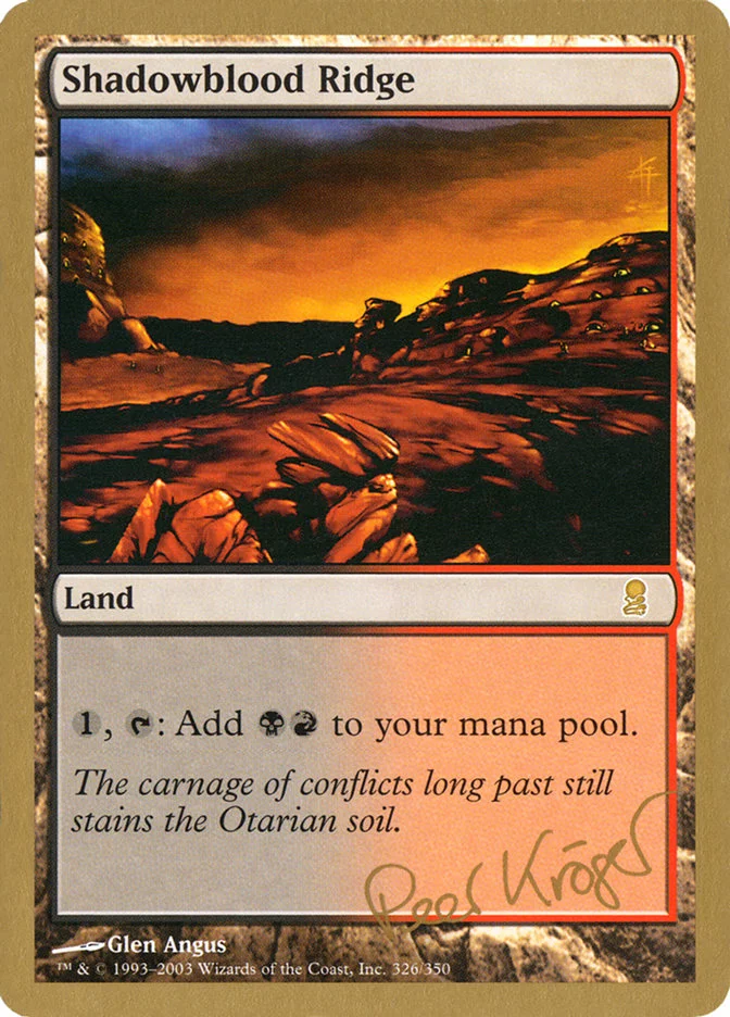 Shadowblood Ridge 「WC03/pk326」「EN」