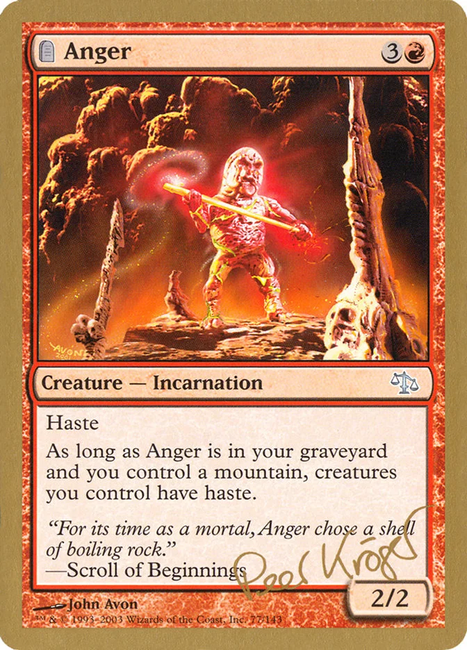Anger 「WC03/pk77」「EN」