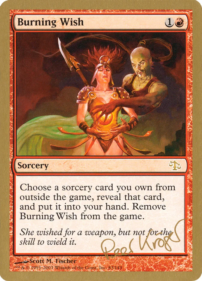 Burning Wish 「WC03/pk83」「EN」