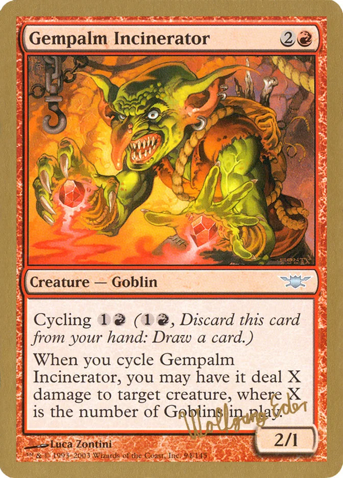 Gempalm Incinerator 「WC03/we94」「EN」