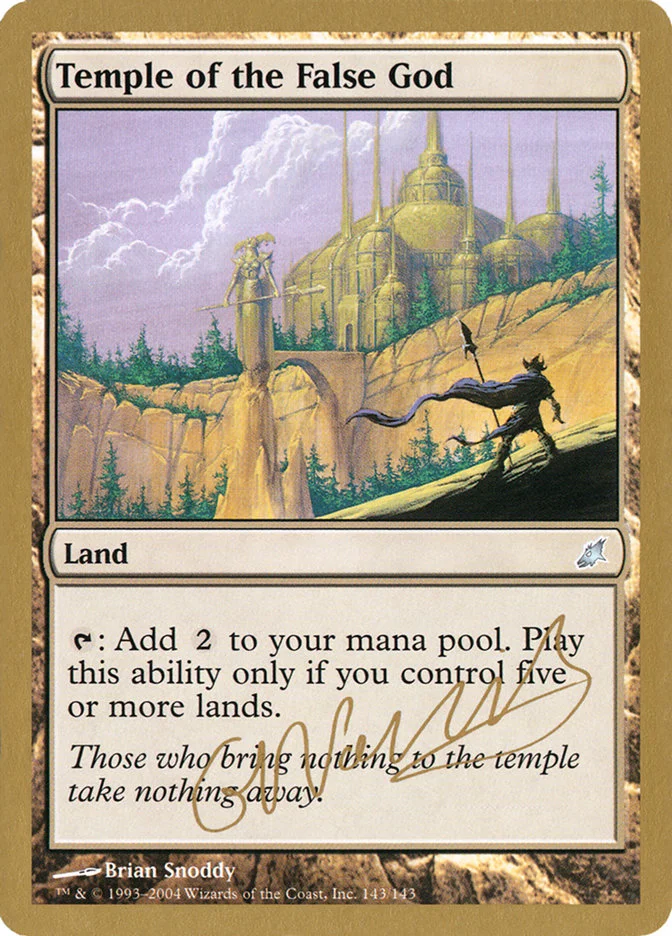 Temple of the False God 「WC04/gn143」「EN」