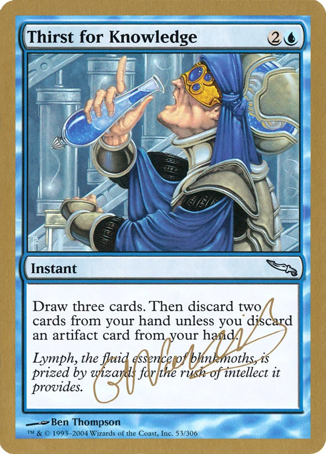 Thirst for Knowledge 「WC04/gn53」「EN」