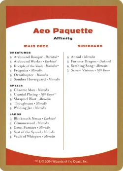 Aeo Paquette Decklist #ap0b · Magic: The Gathering