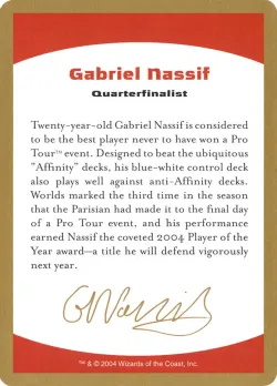 Gabriel Nassif Bio #gn0a · Magic: The Gathering