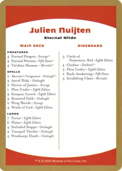 Julien Nuijten Decklist #jn0b · Magic: The Gathering