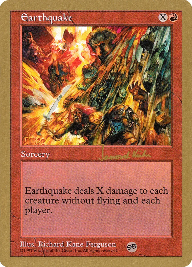 Earthquake 「WC97/jk223sb」「EN」