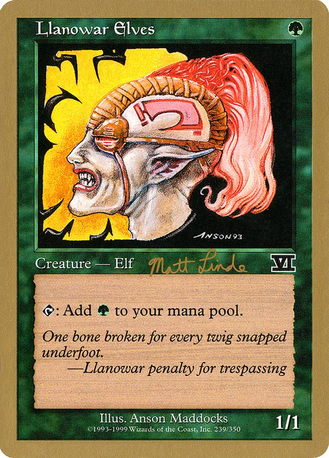 Llanowar Elves 「WC99/ml239」「EN」