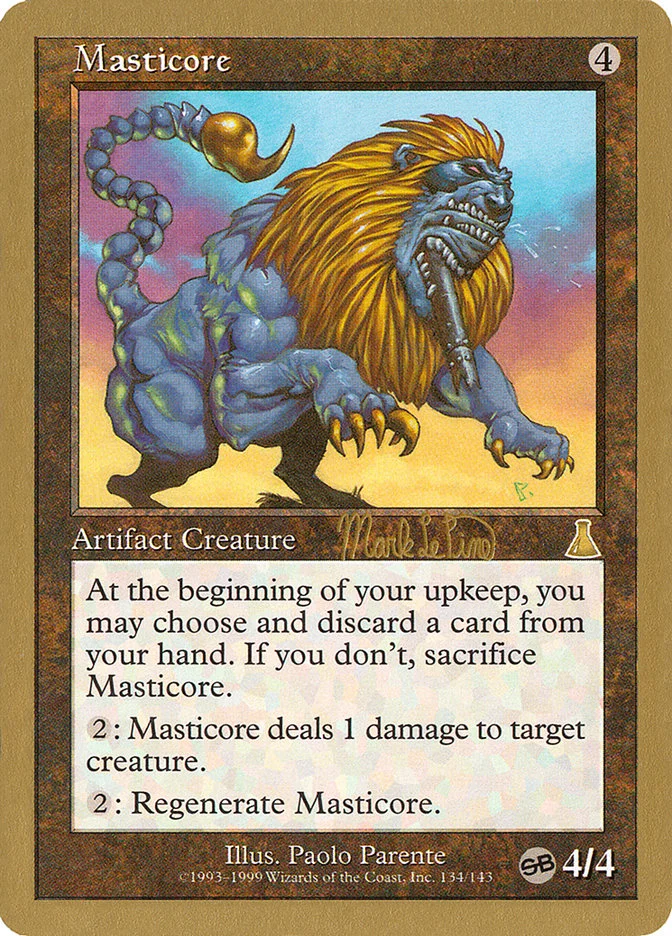 Masticore 「WC99/mlp134sb」「EN」