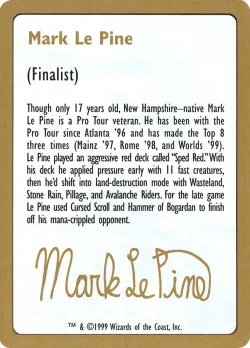 Mark Le Pine Bio #mlp0a · Magic: The Gathering